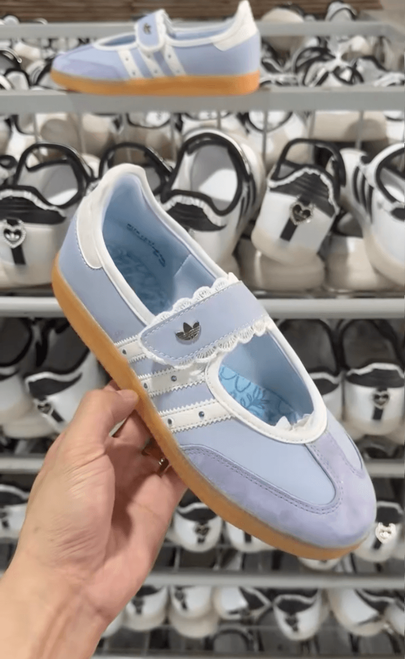 Samba Mary Jane — Halo Blue