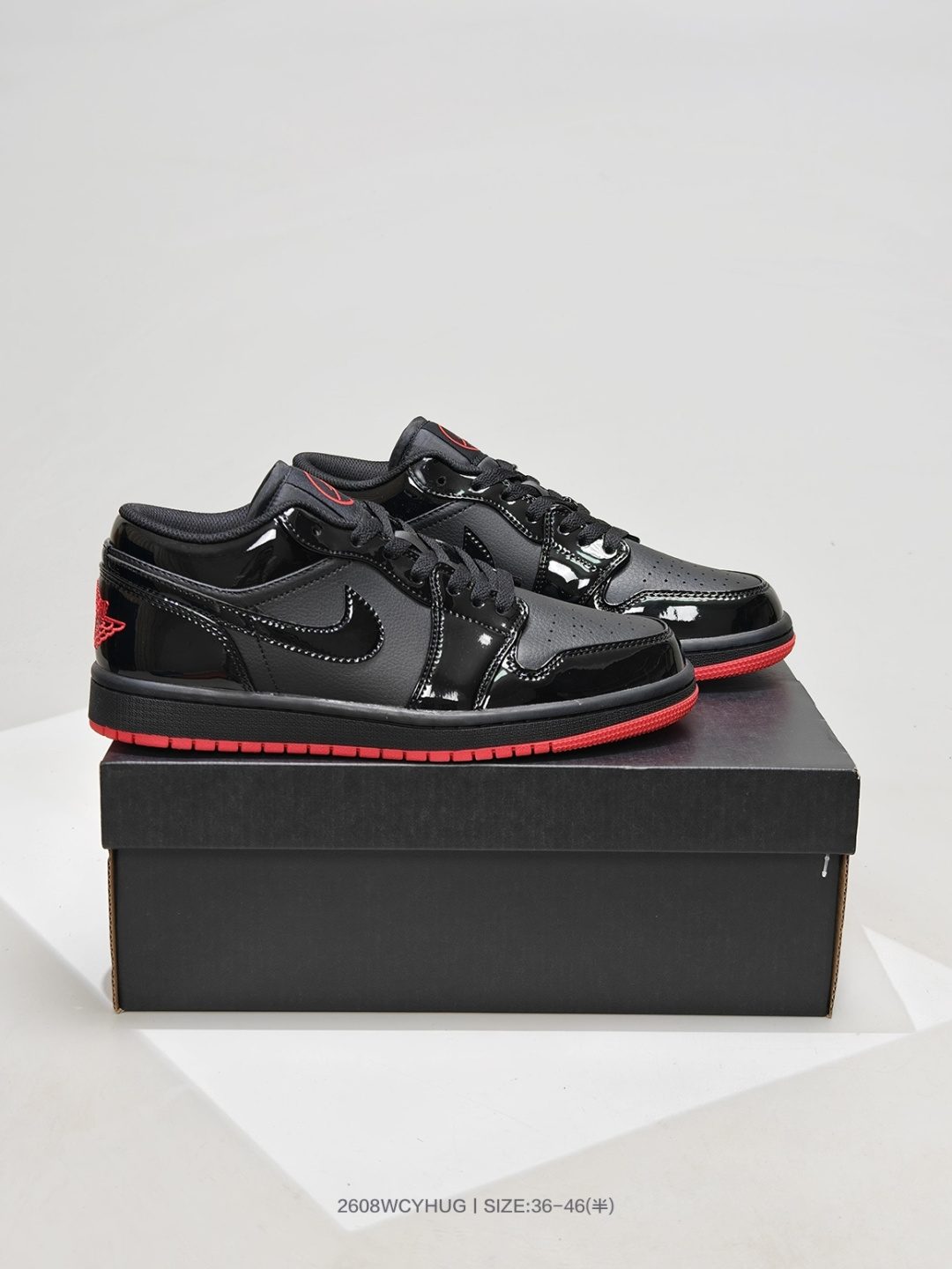 Air Jordan 1 Low Black Red