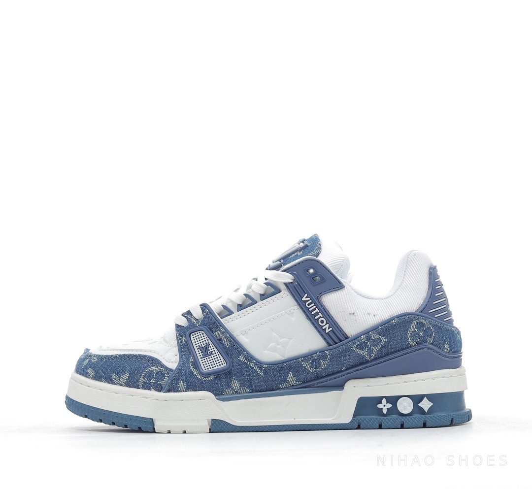 LV Trainer Monogram — Blue Denim
