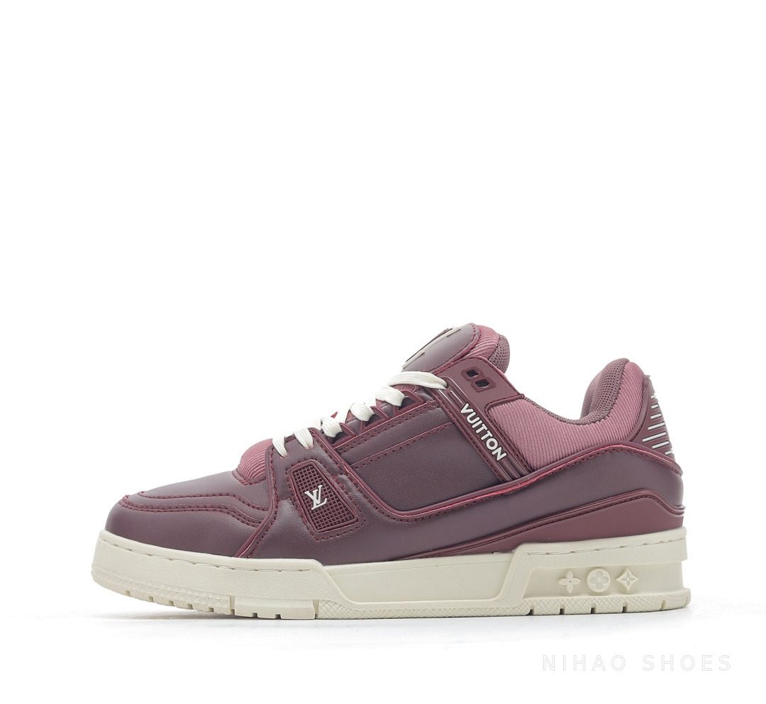 LV Trainer Monogram — Burgundy