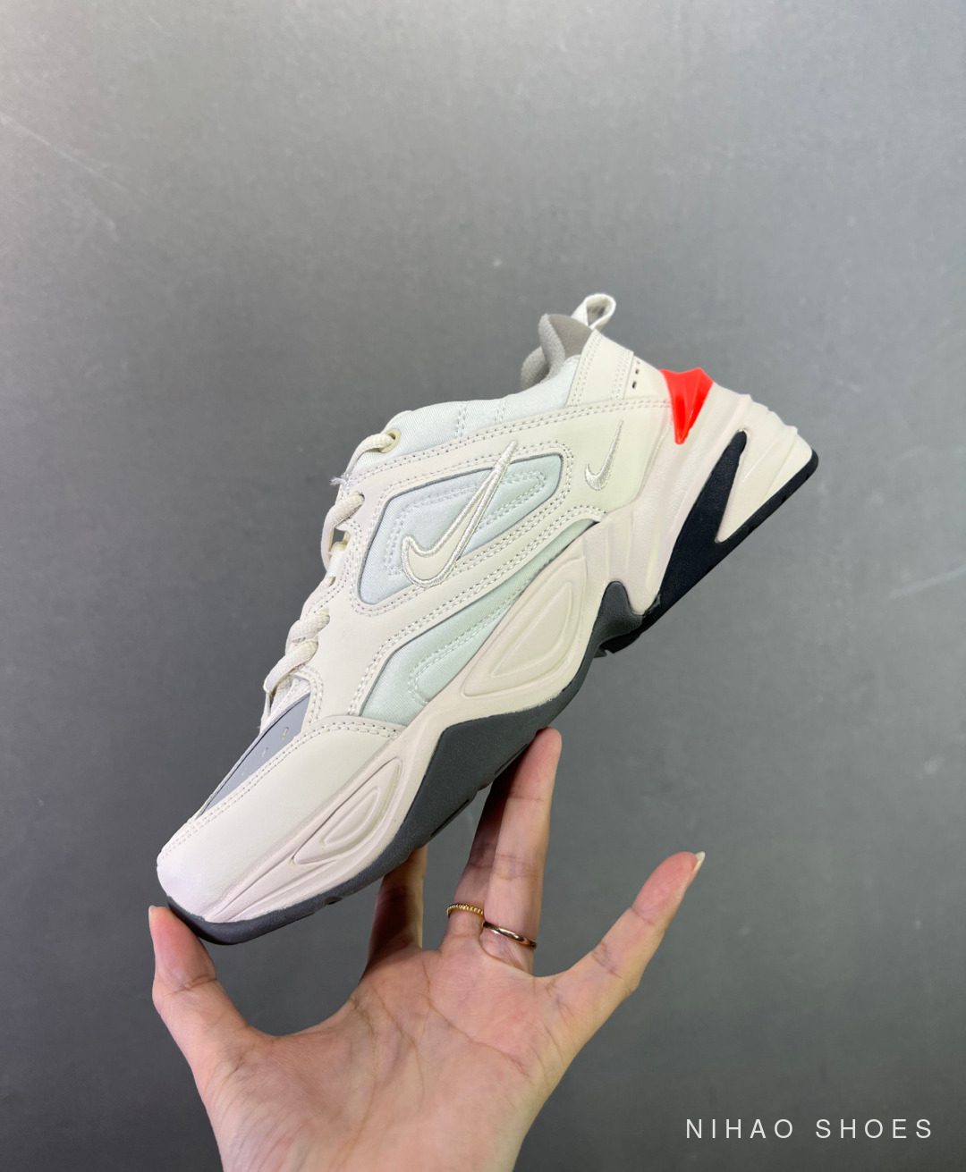 Nike Air Monarch M2K Tekno — Cream / Mint