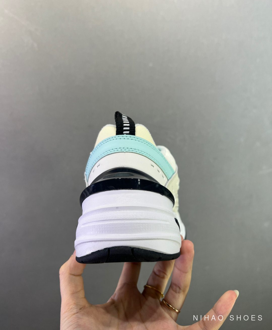 Nike Air Monarch M2K Tekno — Cream / Mint