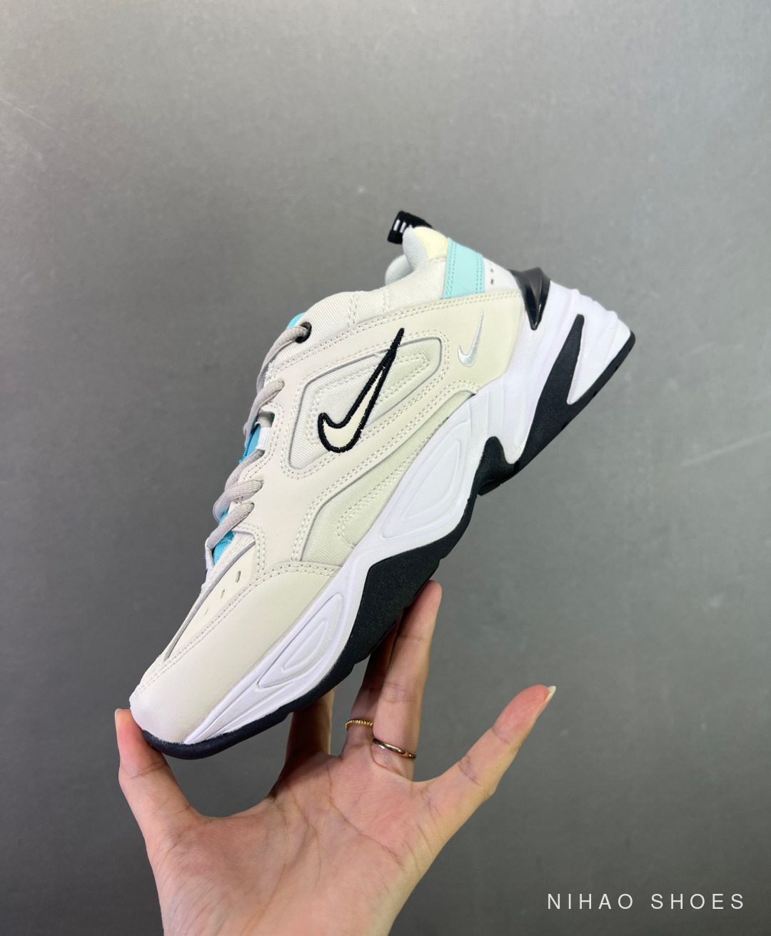 Nike Air Monarch M2K Tekno — Cream / Mint