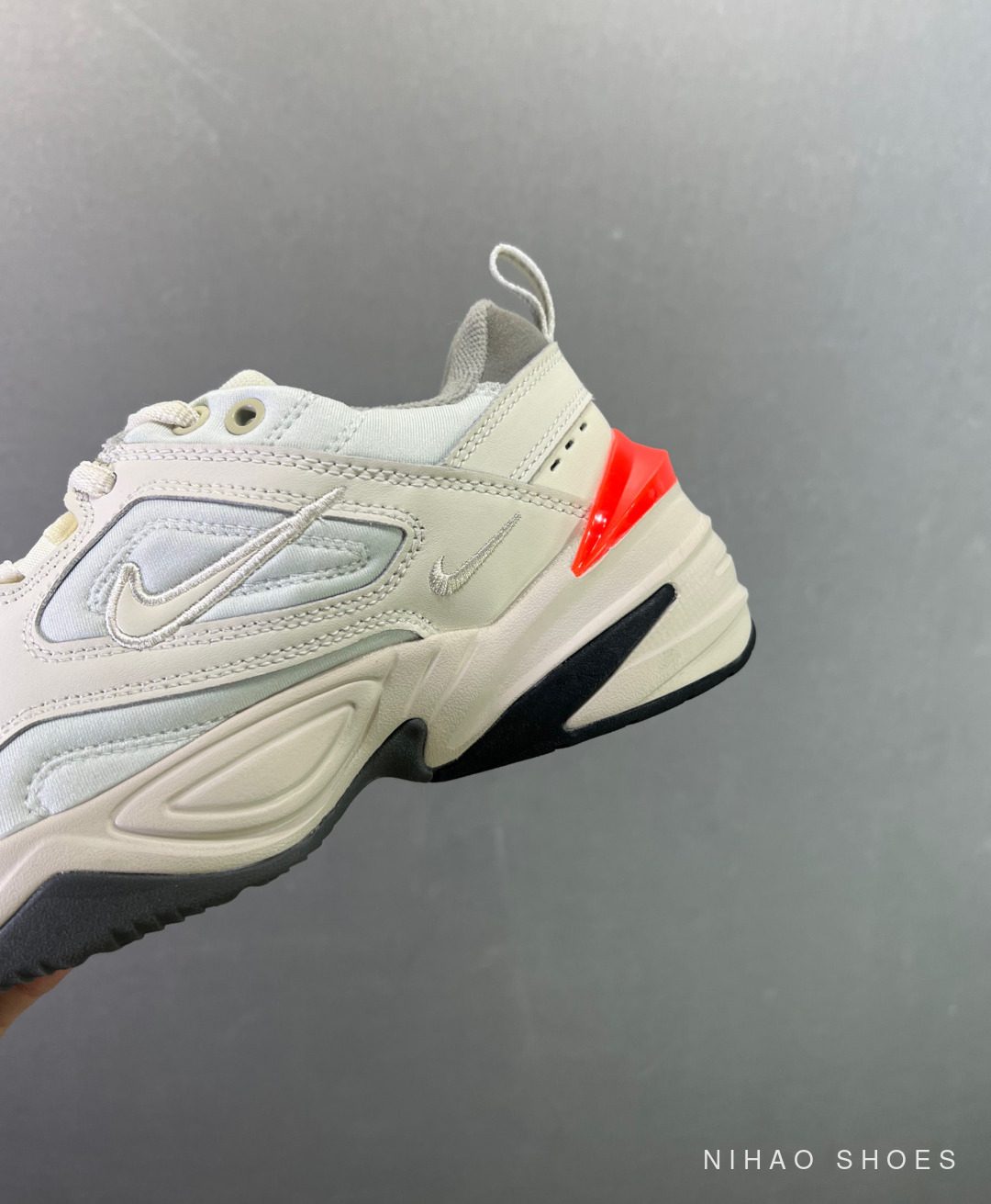 Nike Air Monarch M2K Tekno — Cream / Orange