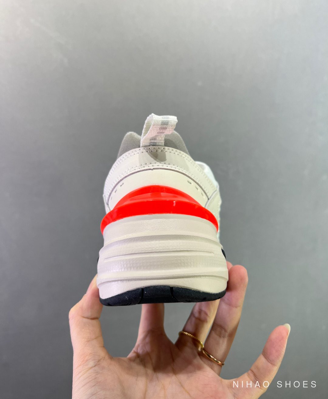 Nike Air Monarch M2K Tekno — Cream / Orange