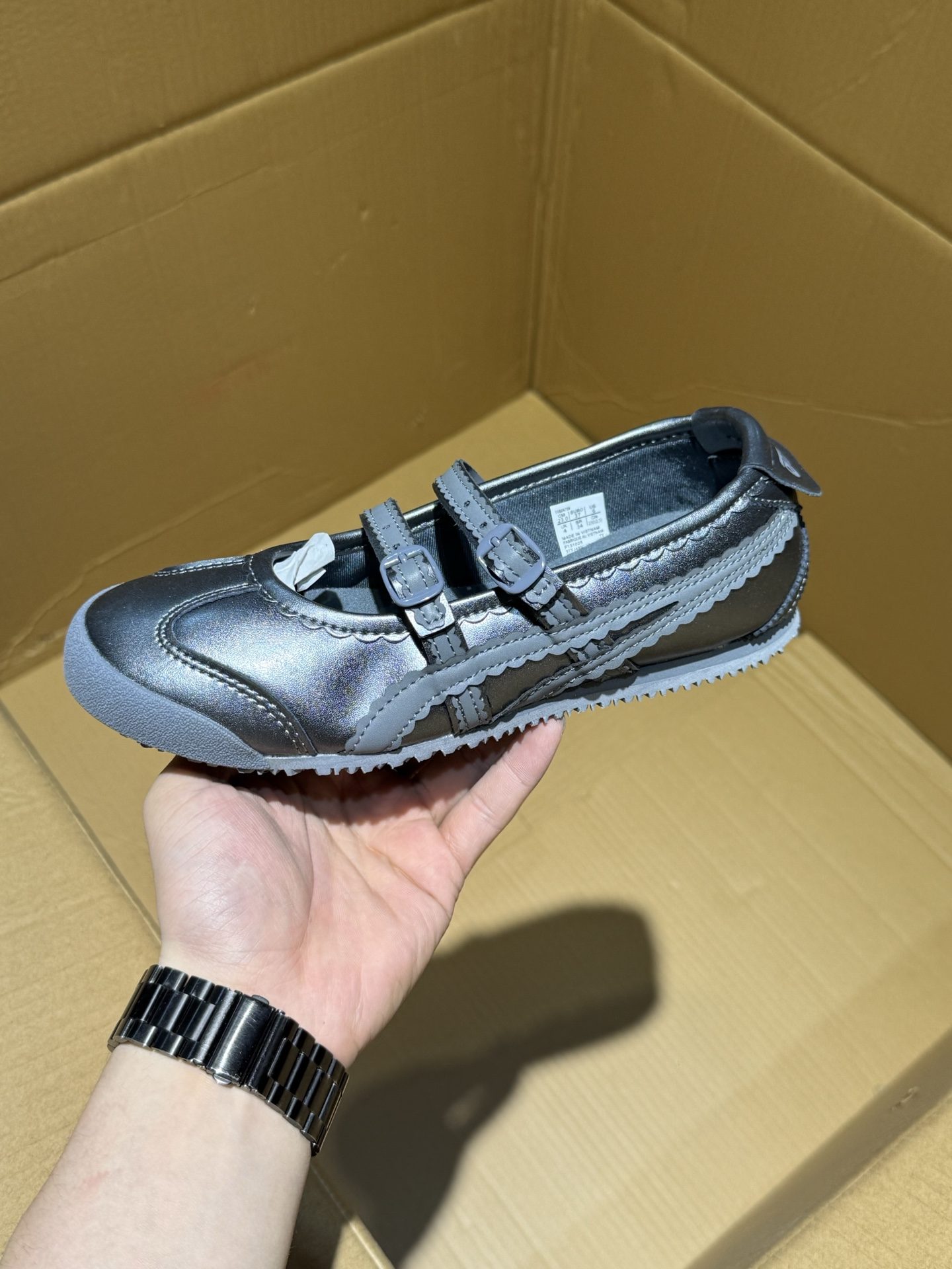 Onitsuka Tiger Mary Jane — Metallic Pink — photo 4