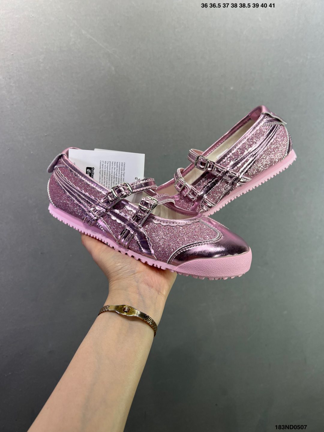 Onitsuka Tiger Mary Jane Pink Glitter — photo 2