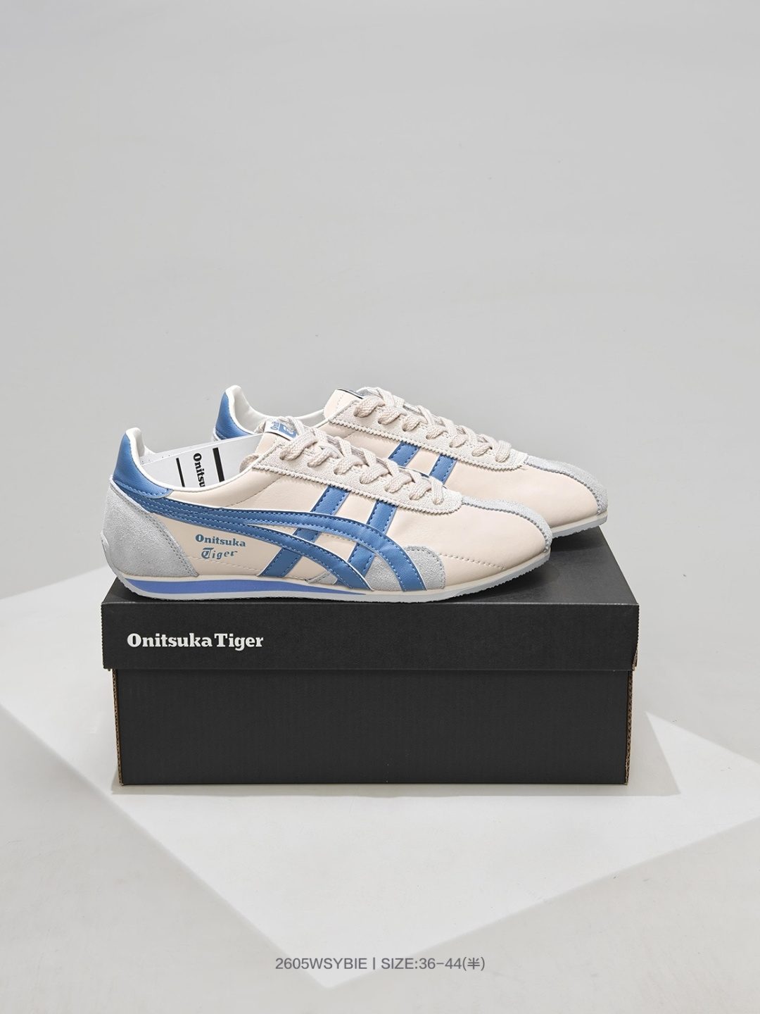 Onitsuka Tiger Mexico 66 Slip-On — Beige / Blue